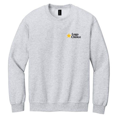 18000-ash Gildan Heavy Blend Crewneck