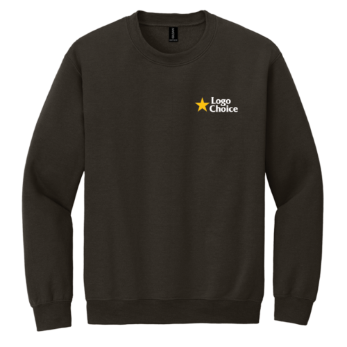 18000-darkchocolate Gildan Heavy Blend Crewneck