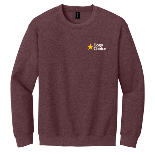 18000-heatherdarkmaroon Gildan Heavy Blend Crewneck