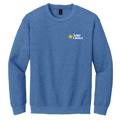 18000-heatherdeeproyal Gildan Heavy Blend Crewneck