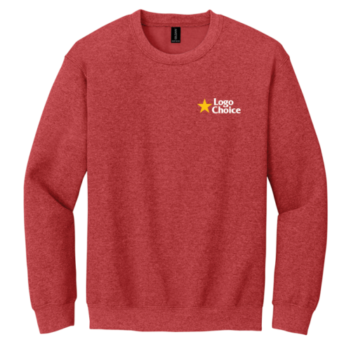 18000-heatherscarlet Gildan Heavy Blend Crewneck