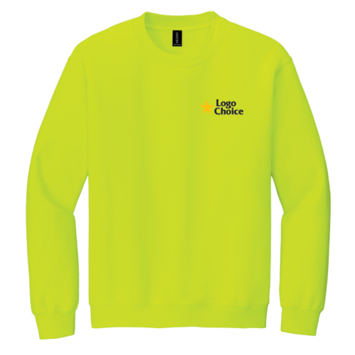 18000-safetygreen Gildan Heavy Blend Crewneck