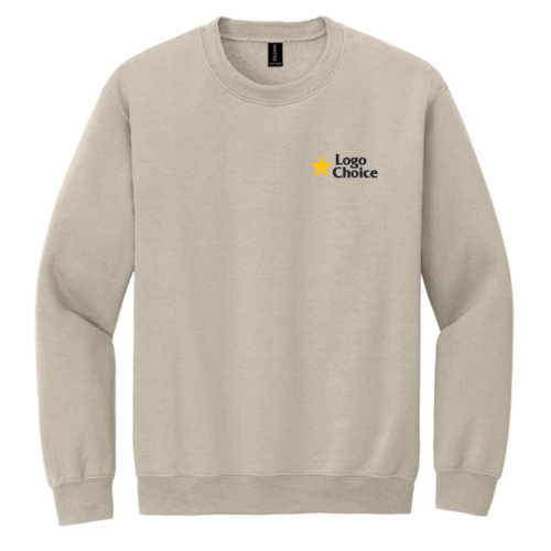 18000-sand Gildan Heavy Blend Crewneck