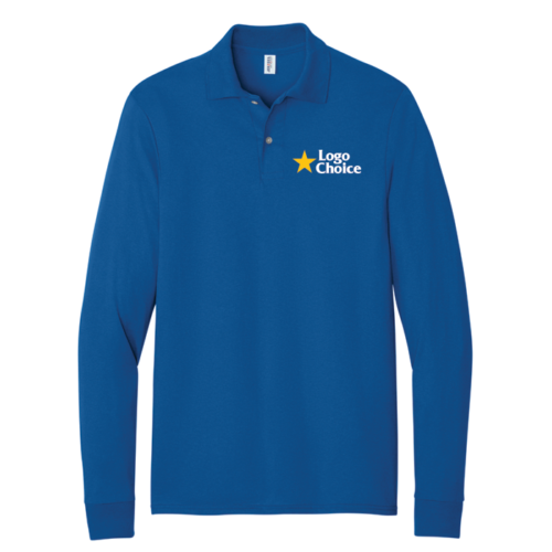 437LS-royal Jerzees Dri-Power Long Sleeve Sport Shirt