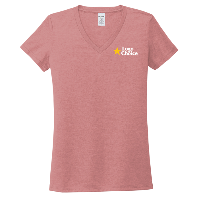 Allmade Women's Tri-Blend V-Neck Tee