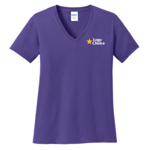 Port & Co Women's Core Cotton V-Neck Tee