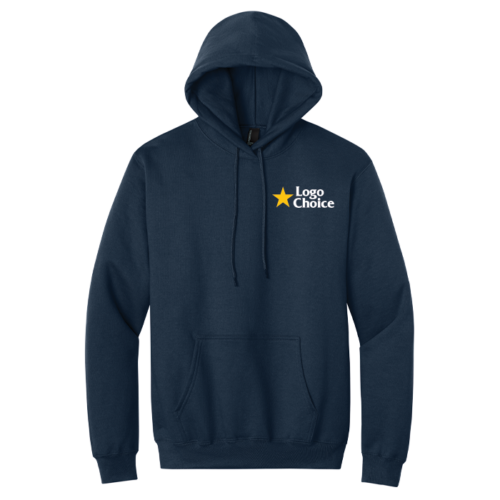 PC90H-navy Port & Co Essential Fleece Pullover Hooded Sweatshirt